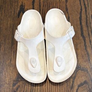 Kids White Birkenstocks